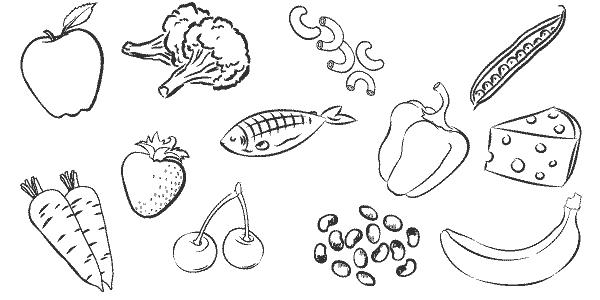 e123 food coloring pages - photo #40